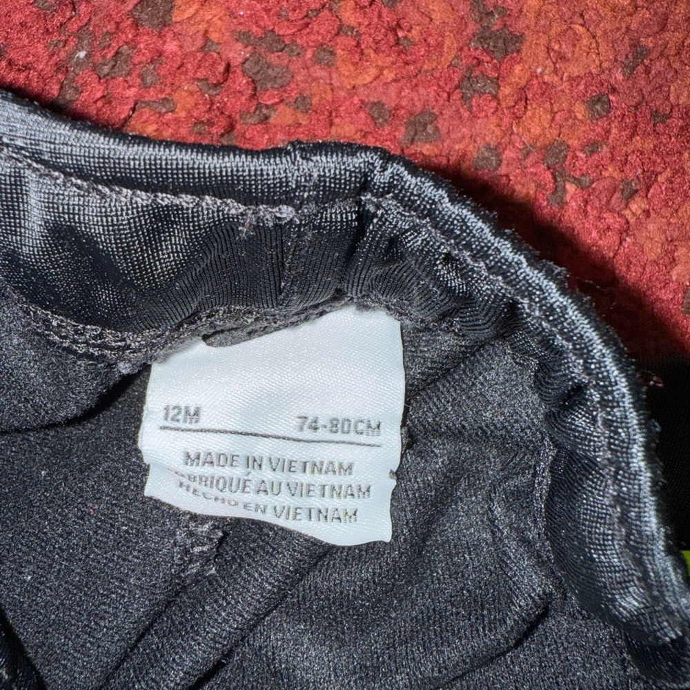 Nike Kids Bodysuit and Pants - White, Black, Neon Yellow - Picture 2 of 5